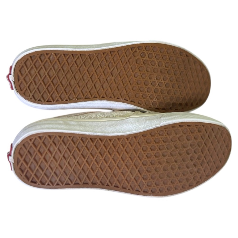 Women’s Vans Asher Slip On Shoe Lot - Black Blue Checkered & Pearl Size 10-11 - Picture 14 of 16